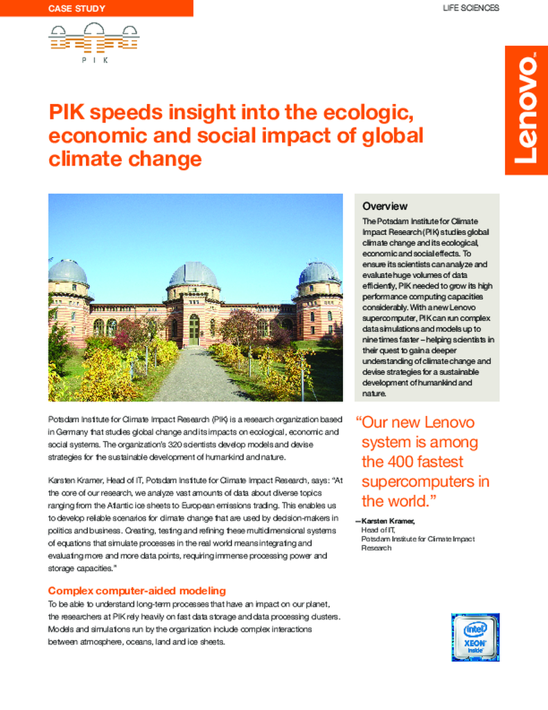 PIK (Potsdam Institute for Climate Impact Research)