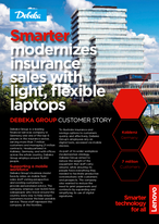 Smarter modernizes insurance sales with light, flexible laptops - Debeka Group