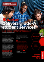 Smarter delivers grade A student services - Rose-Hulman Institute of Technology