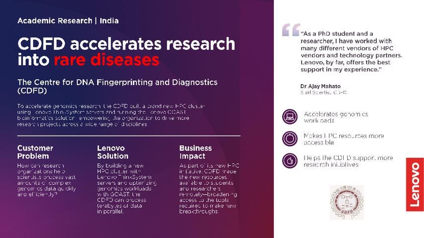 The Centre for DNA Fingerprinting and Diagnostics (CDFD)